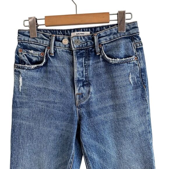 GRLFRND Helena High Rise Straight Jeans in Missing Words - Picture 6 of 12